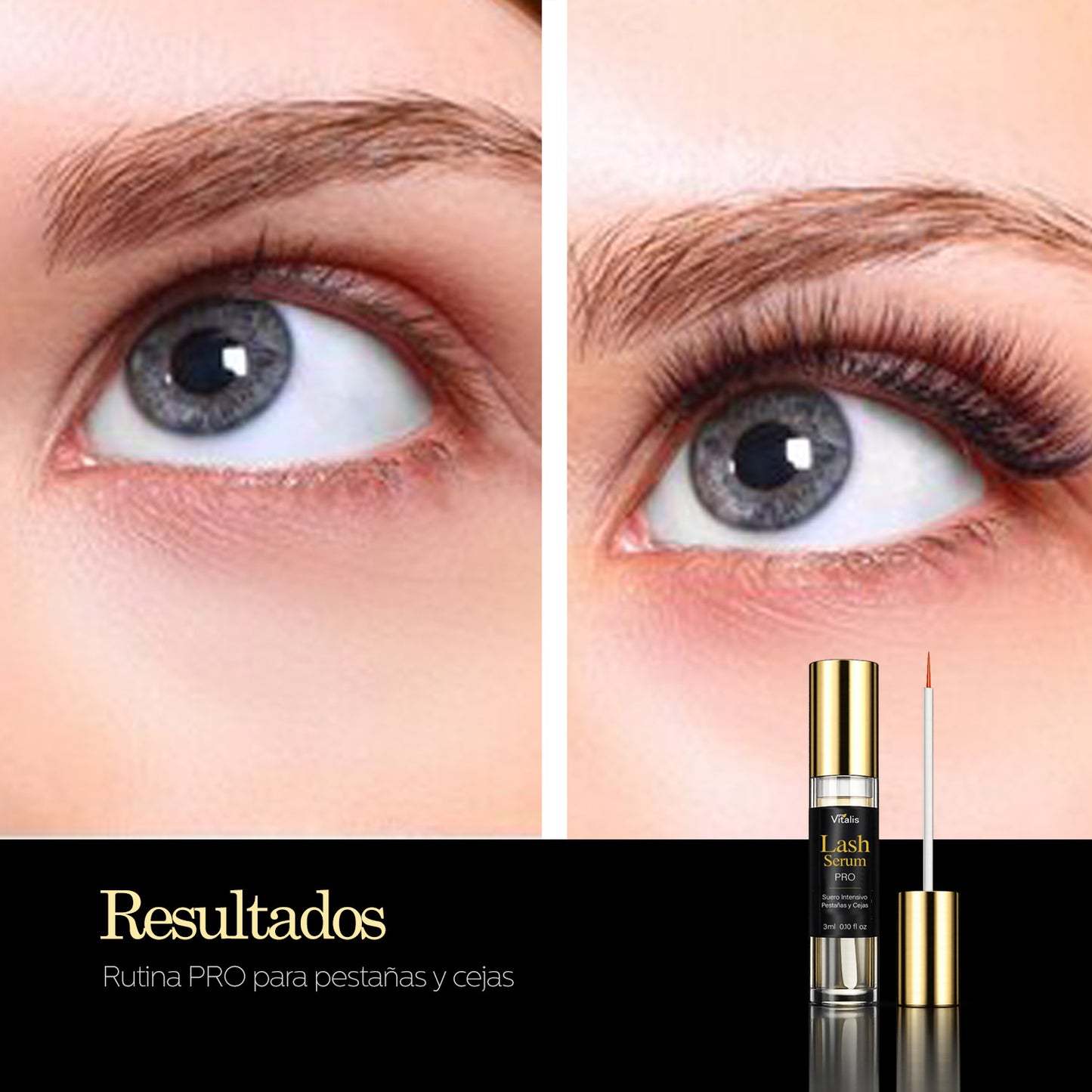 Serum Crecimiento Pestañas Y Cejas Fortalecedor Biotina Vitalis Lash Pro