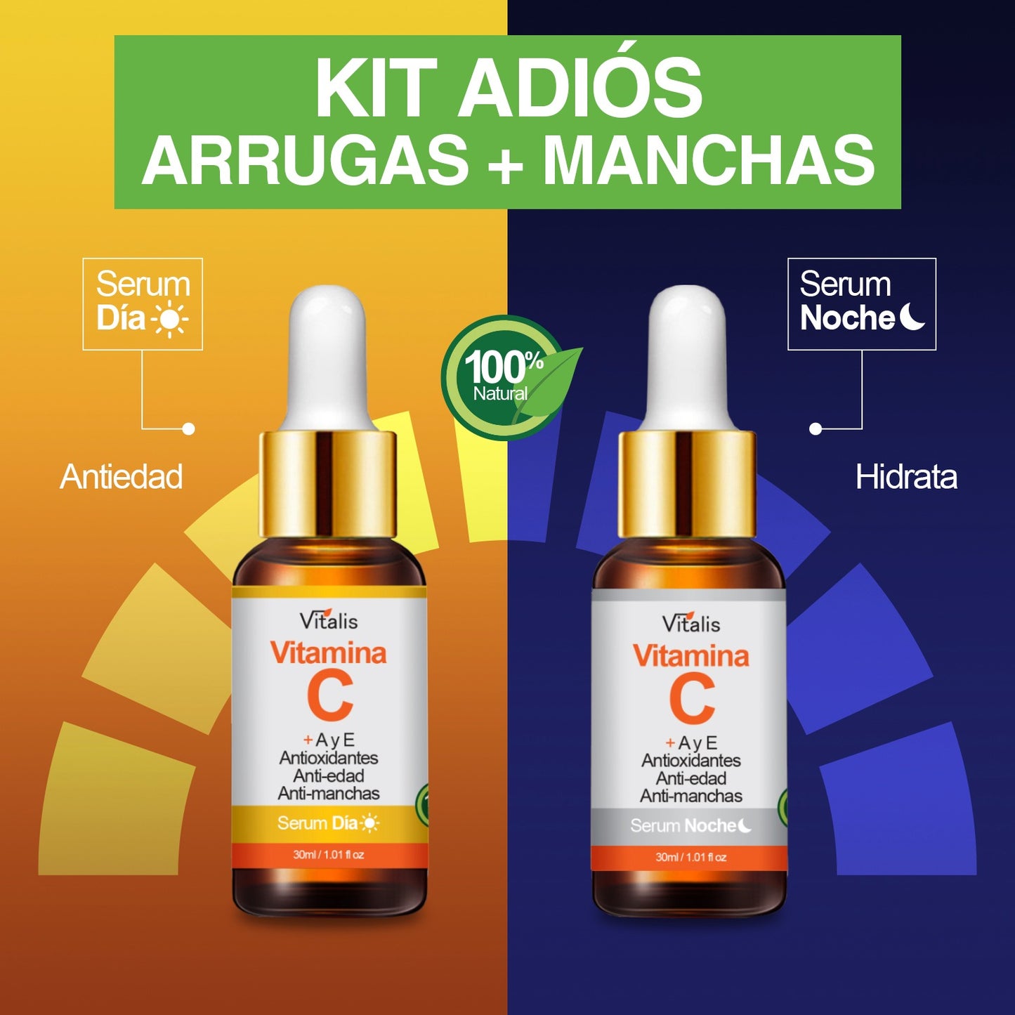 Kit de Serums de Vitamina C día y noche