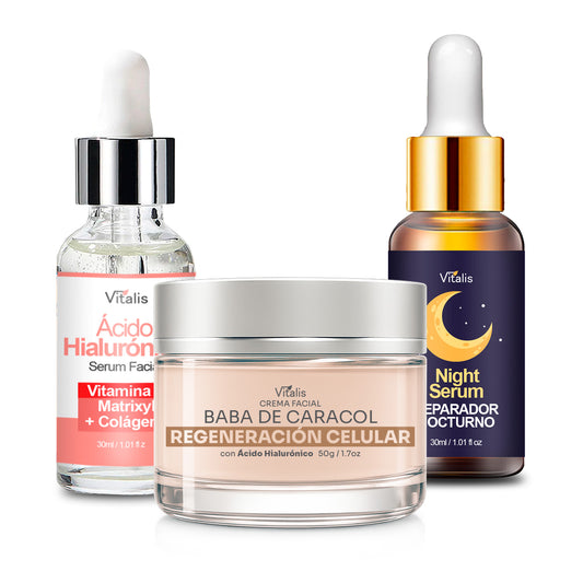 Kit Rejuvenecimiento Vitalis 45+ | Rutina Facial para Piel Madura