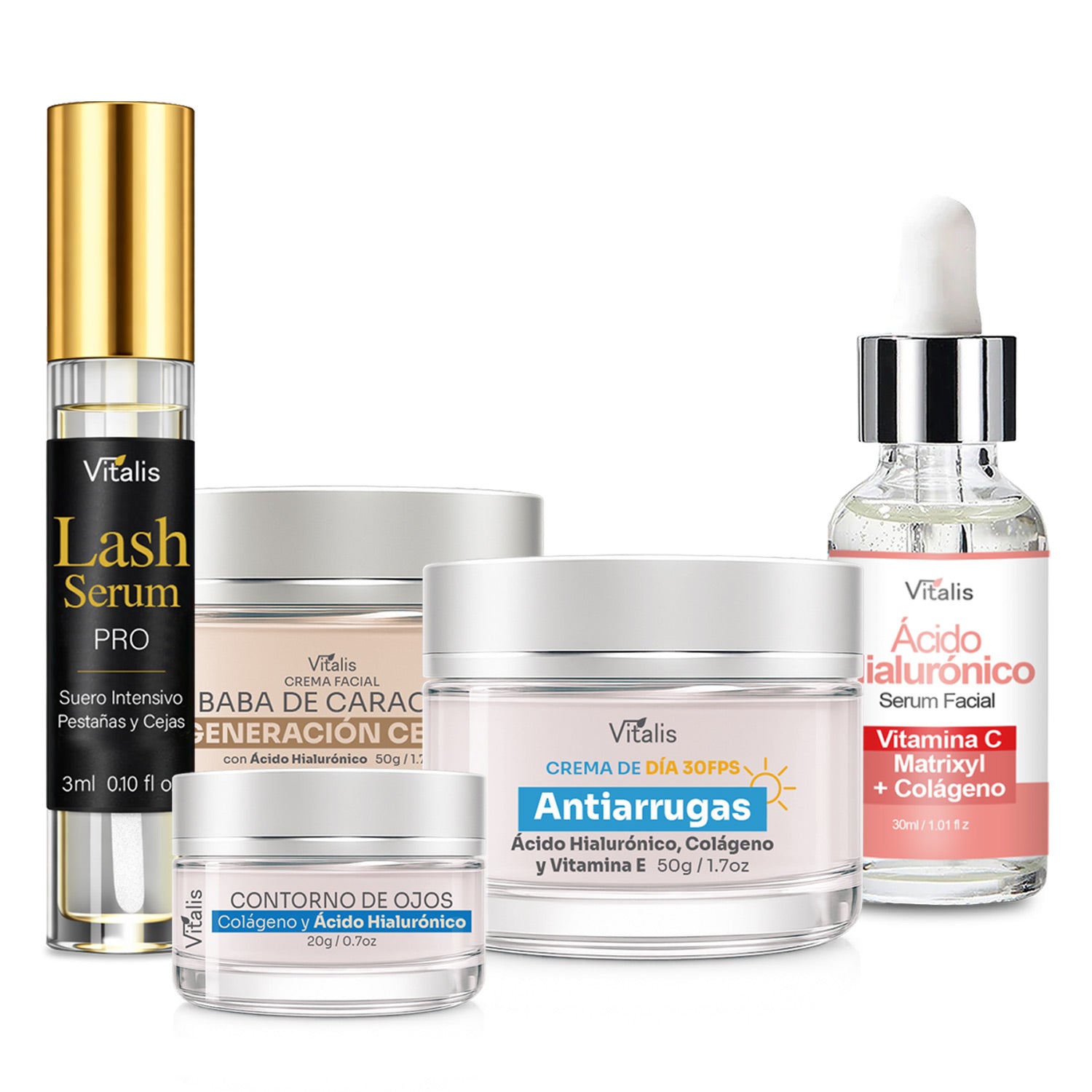 Kit Rejuvenecimiento Integral Vitalis 5 en 1
