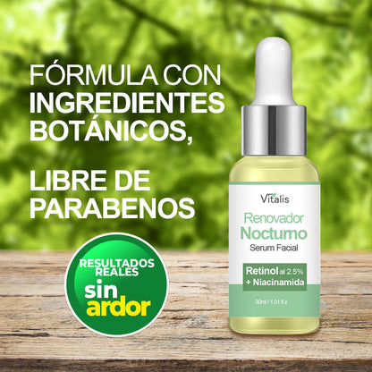 Serum Retinol B3 Natural Antiarrugas Alta Concentración 2.5%