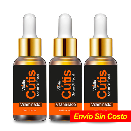 3 Serum Cútis - 100% Natural Vitamina C + Vitamina E + Antioxidantes