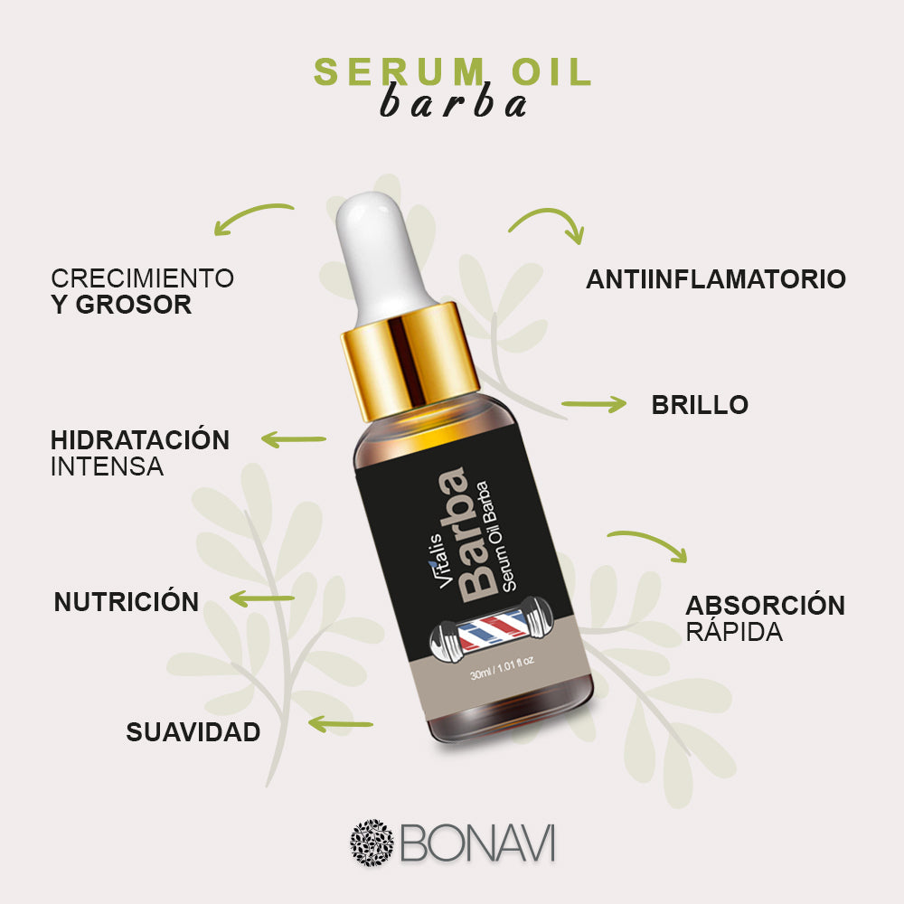 Serum Oil Barba y Bigote + Serum Cútis