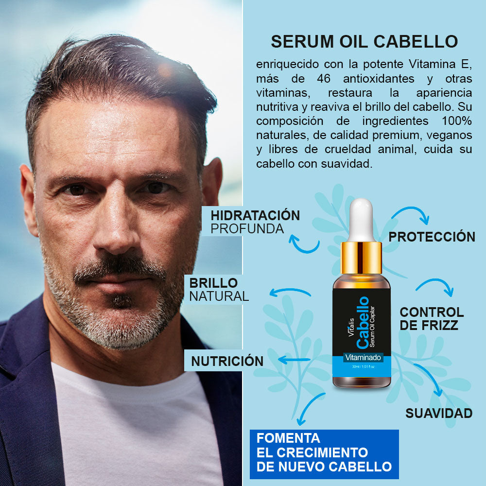 Serum capilar crecimiento intensivo - anticaída - reparación - fortalecedor - libre de minoxidil
