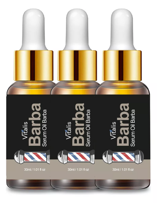 3 Serum Barba y Bigote 100% Natural