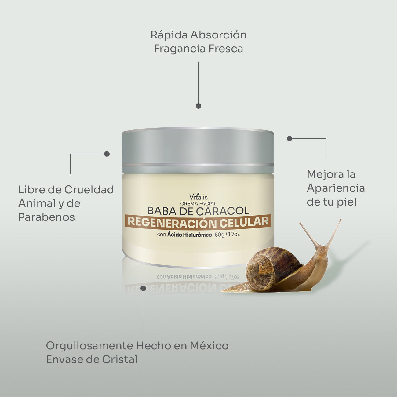 Kit Antiedad Vitamina C +baba De Caracol +acido Hialuronico +serum nocturno