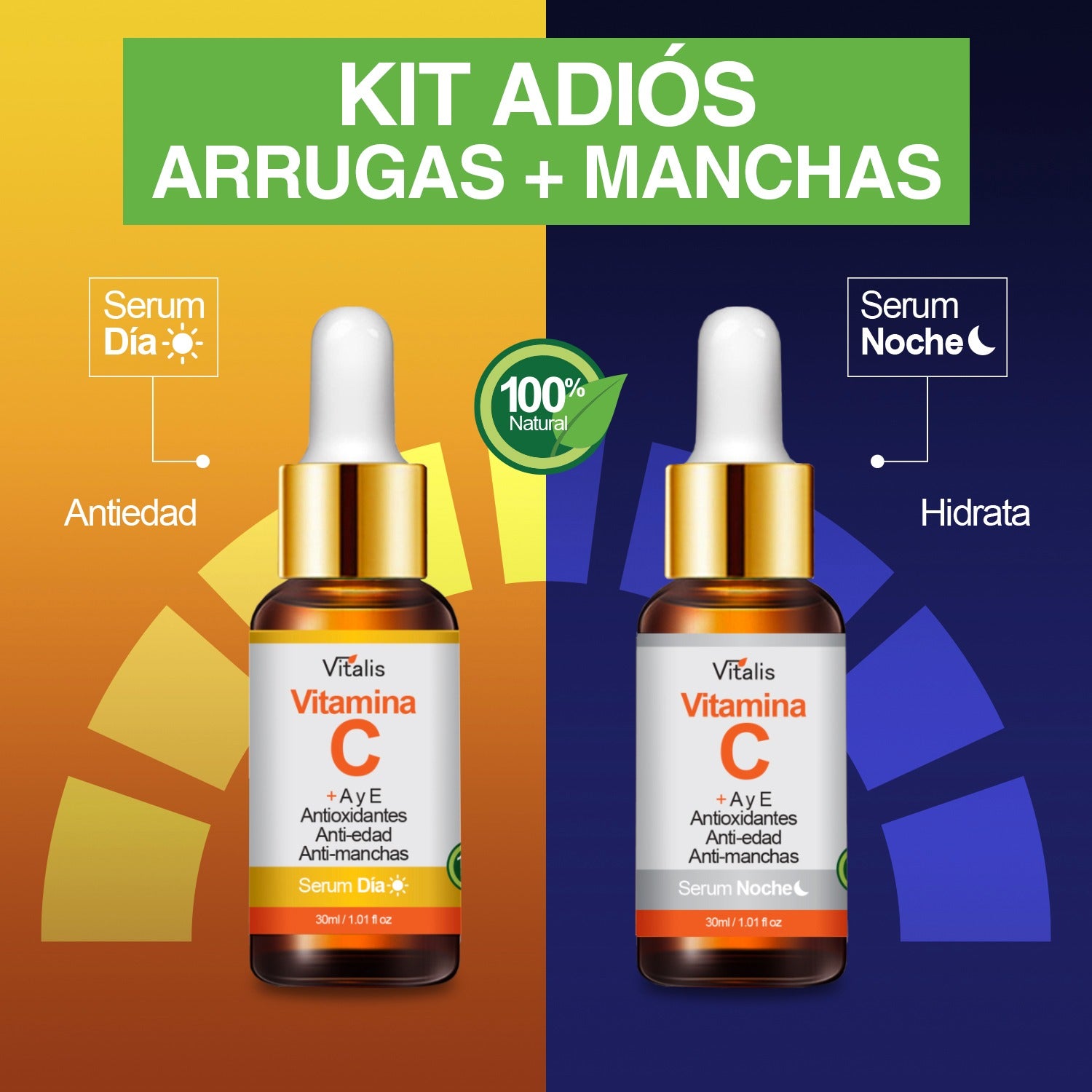 Kit de Serums de Vitamina C día y noche