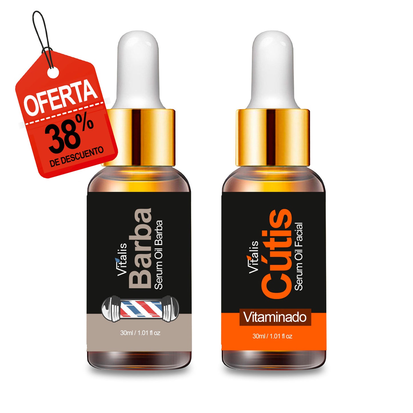 Serum Oil Barba y Bigote + Serum Cútis