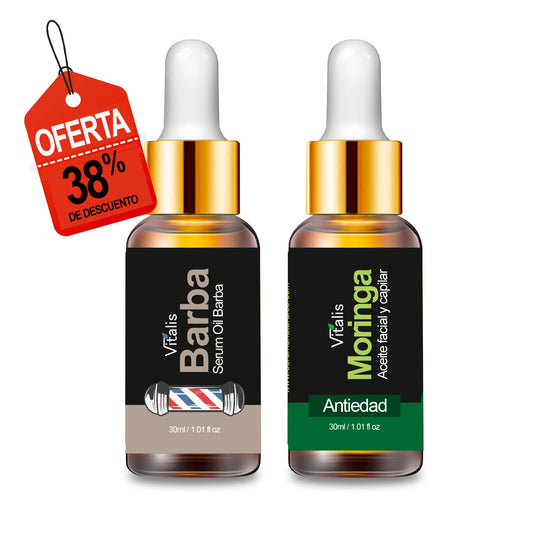 Serum Oil Barba y Bigote + Aceite de Moringa
