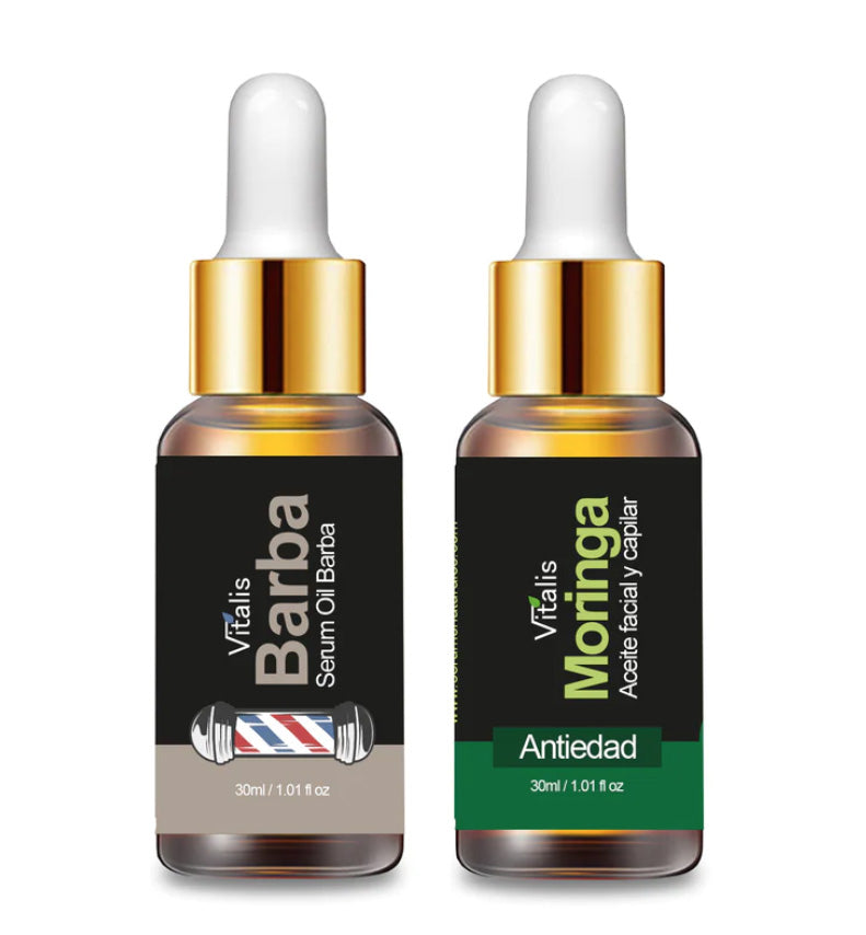 Serum Oil Barba y Bigote + Aceite de Moringa