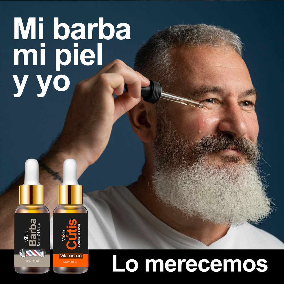Serum Oil Barba y Bigote + Serum Cútis