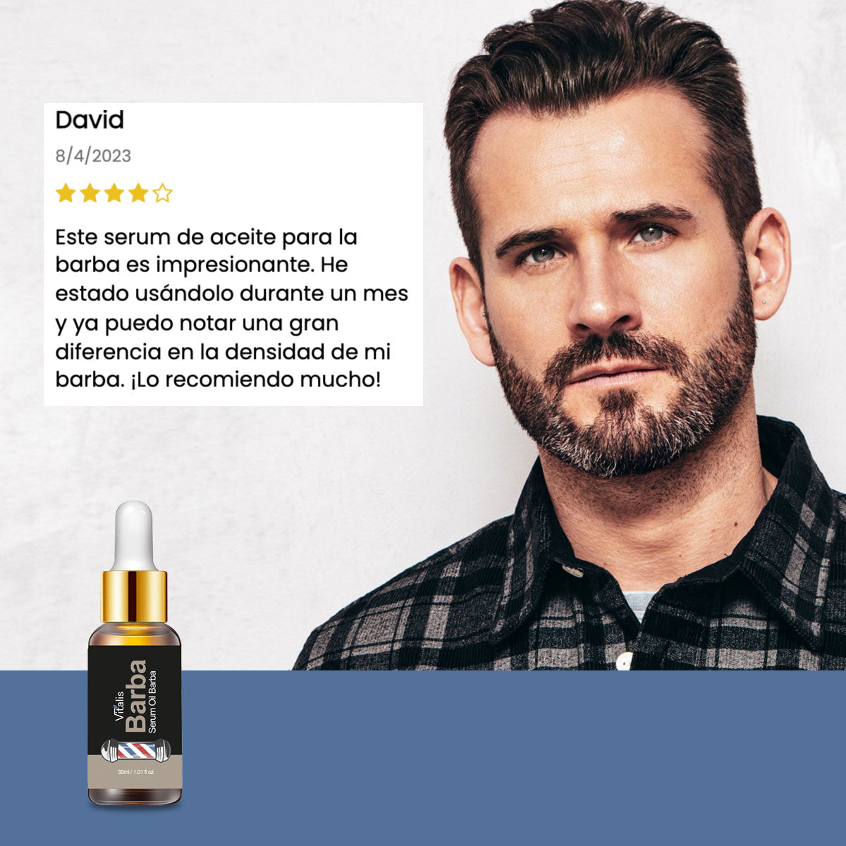 Serum Oil Barba y Bigote + Aceite de Moringa