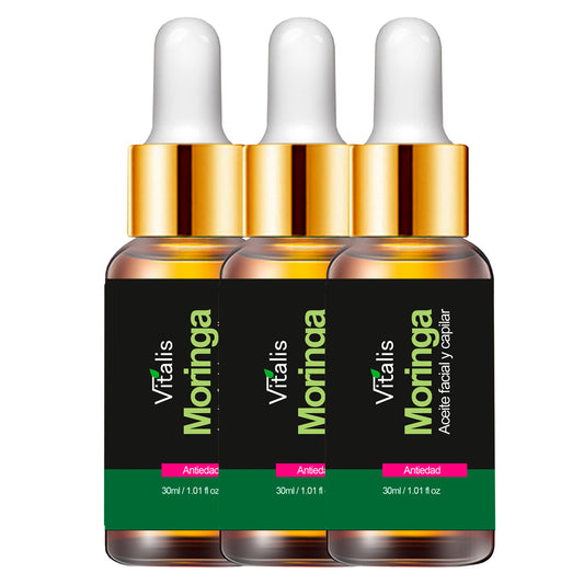 3 Aceite de Moringa Puro 100% Natural